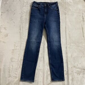 Silver Jeans‎ Co. Jeans Womens Size Medium Infinite Fit Straight Leg Blue Denim